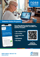 Poster NDSS diabetes online programs