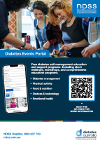 Poster NDSS diabetes events portal