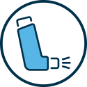 Icon of asthma puffer