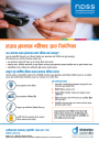 Thumbnail of Blood Glucose Checks Quick Guide document, translated into Bengali