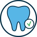 Icon of dental check