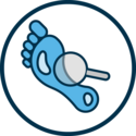 Icon of a foot check
