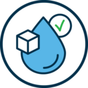 Icon of healthy blood glucose levels