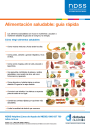 Thumbnail of Healthy Eating quick guide PDF in Spanish