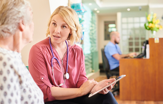 Health professional waiting room