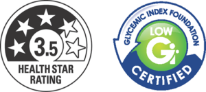nutrition symbols GI symbol and Health Star Rating system