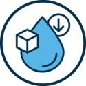 Icon of low blood glucose levels