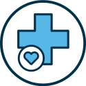 Icon of a healthcare symbol