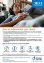 Thumbnail of Sick Days quick guide PDF in Spanish
