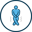 Icon of someone in allergic distress